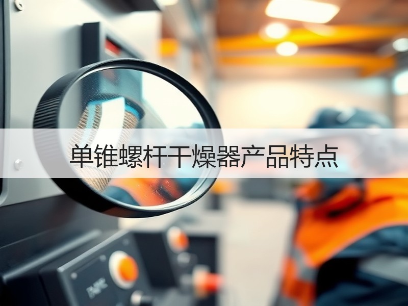 单锥螺杆干燥器产品特点 单锥螺杆干燥器产品特点