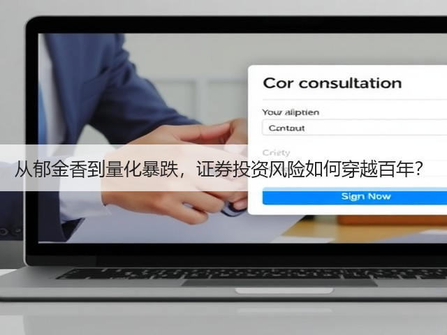 从郁金香到量化暴跌,证券投资风险如何穿越百年?(图3) 从郁金香到量化暴跌,证券投资风险如何穿越百年?(图3)