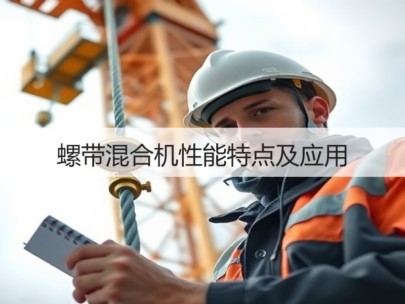螺带混合机性能特点及应用 螺带混合机性能特点及应用