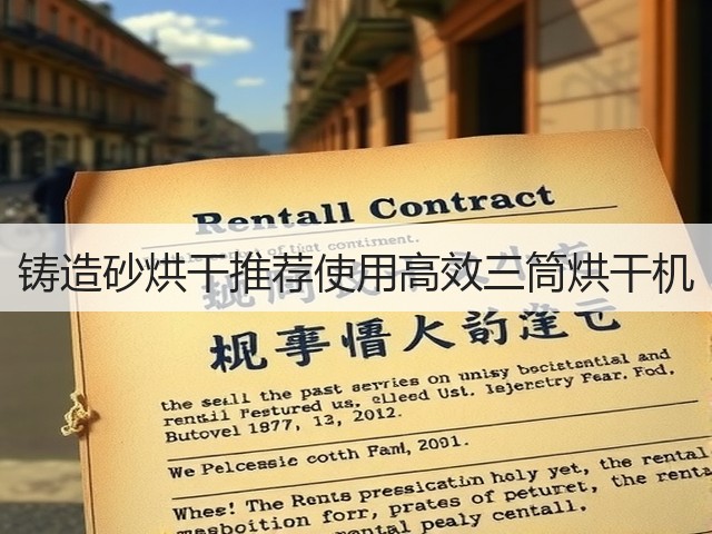 铸造砂烘干推荐使用高效三筒烘干机(图1) 铸造砂烘干推荐使用高效三筒烘干机(图1)