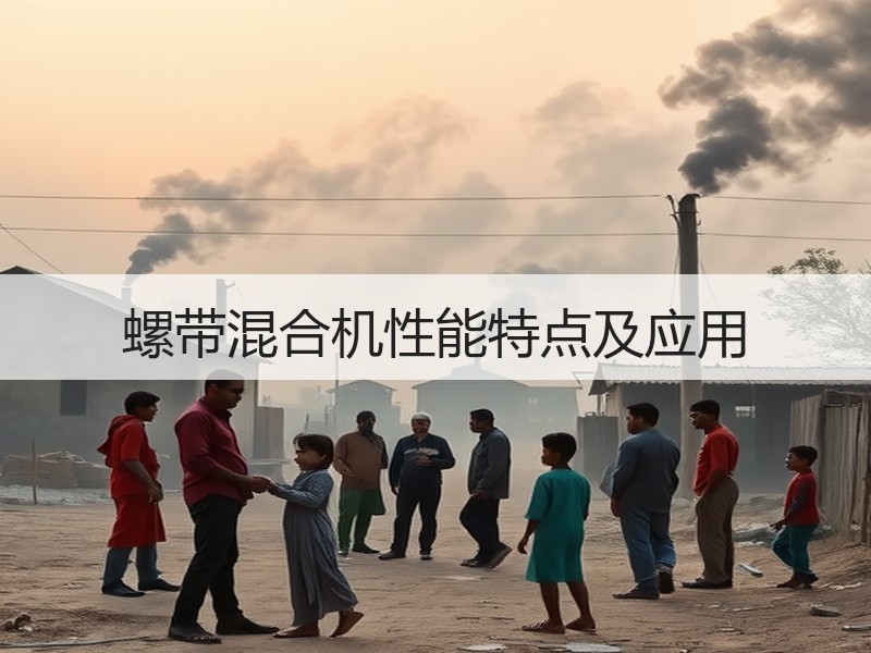 螺带混合机性能特点及应用 螺带混合机性能特点及应用