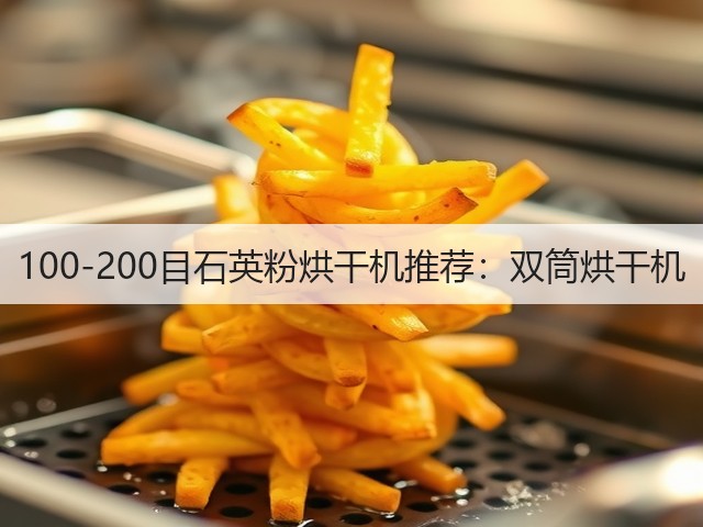 100-200目石英粉烘干机推荐:双筒烘干机(图2) 100-200目石英粉烘干机推荐:双筒烘干机(图2)