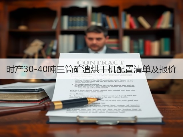 时产30-40吨三筒矿渣烘干机配置清单及报价(图3) 时产30-40吨三筒矿渣烘干机配置清单及报价(图3)