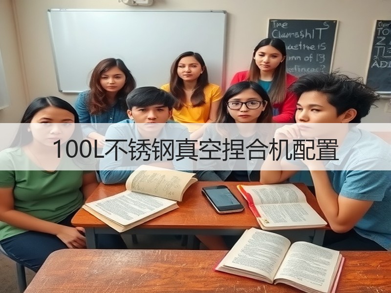 100L不锈钢真空捏合机配置