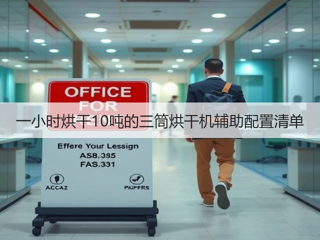 一小时烘干10吨的三筒烘干机辅助配置清单(图2) 一小时烘干10吨的三筒烘干机辅助配置清单(图2)
