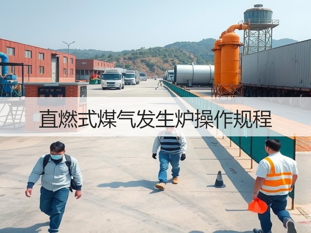 直燃式煤气发生炉操作规程(图1) 直燃式煤气发生炉操作规程(图1)