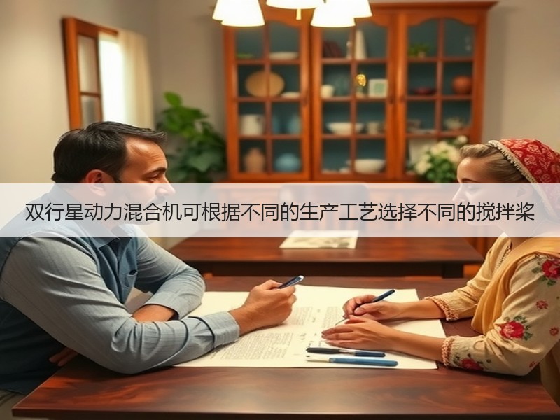 双行星动力混合机可根据不同的生产工艺选择不同的搅拌桨