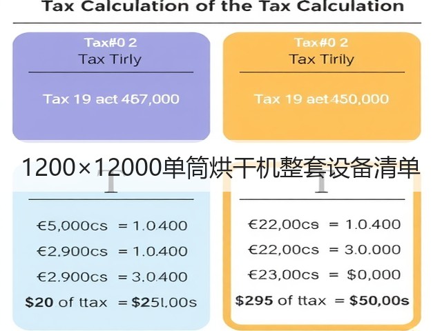 1200×12000单筒烘干机整套设备清单(图2)