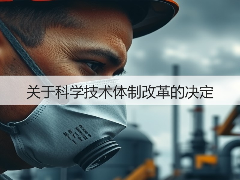 关于科学技术体制改革的决定